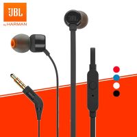 T110 3.5Mm Wired Earphones Stereo Music Deep Bass Earbuds TUNE110 Headset Sport Earphone In-Line Control Handsfree With Mic