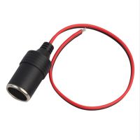 30cm Universal 12V 10A 120W Car Cigarette Lighter Female Socket Plug Auto Car Cigar Charger Cable Power Connector Adapter