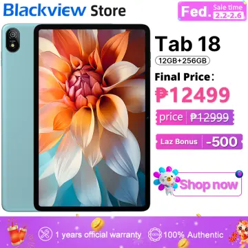 World Premiere】12 inch Blackview Tab 18 Tablet 8GB/12GB 256GB