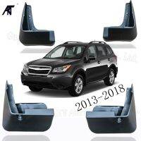 》 {《:》แผ่นบังโคลนหน้าโคลนหลังเครื่องป้องกันรถสีดำสำหรับบังโคลน Subaru Forester SJ 2013 - 2018