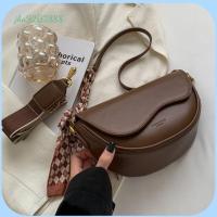 สีทึบ JHA9202888กระเป๋าสะพายไหล่หนังแท้วินเทจกระเป๋า Crossbody คลาสสิกสบายๆผู้หญิงหญิงสาวกระเป๋าอานม้า