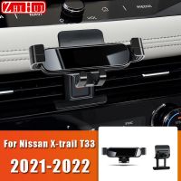 สำหรับนิสสัน X-Trail T32 T33 Qashqai J11 Tida C13 2014-2021แต่งรถที่จับโทรศัพท์มือถือที่ตั้งระบายอากาศที่วางมือถือในรถ St