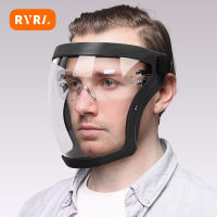 RYRA ใส Faceshield นำมาใช้ใหม่กันฝุ่นป้องกันหมอกหน้ากาก HD ความปลอดภัยแว่นตาป้องกันห้องครัวป้องกันสาดหน้ากากที่มีตัวกรอง