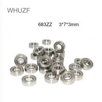 WHUZF จัดส่งฟรี 683ZZ แบริ่ง ABEC-1 10PCS 3x7x3mm Miniature 683 ZZ แบริ่งบอล 618/3ZZ EMQ Z3V3 คุณภาพสูง--hang yu trade