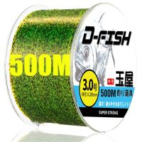 500M 3D Invisible Spoted Super Strong Carp Fishing Line Monofilament Fishing Line Speckle Fluorocarbon Coated Fishing Line Pesca