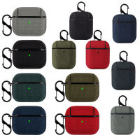 Ready Stock! Earphone Case Compatible For Airpods Pro Bluetooth-compatible Earphone Waterproof Protective Cover With Buckle