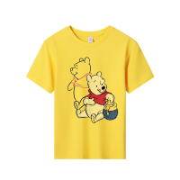 Kids T-Shirt cartoon    winnie the pooh graphic Tops Boys Girls Distro Age 1 2 3 4 5 6 7 8 9 10 11 12 Years