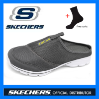 SKECHERS_Gowalk4 รองเท้า_skechers_ผู้ชาย สเก็ตเชอร์ส รองเท้า ผู้ชาย รองเท้าแตะ รองเท้าลำลองผู้ชาย รองเท้าผู้ชายแฟชั่นครึ่งส้น รองเท้ากีฬาไซส์ใหญ่ รองเท้าแตะกีฬาขนาดใหญ่ EU46-EU48แฟชั่นของผู้ชายกีฬารองเท้าผู้ชายรองเท้าลำลองรอ