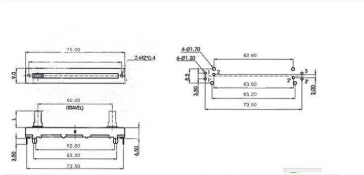 75mm-7-5cm-double-straight-slide-potentiometer-b10k-b50k-b100k-a20k-dual-channel-fader-handle-15mm-long