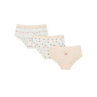 กางเกงในเด็กผู้หญิง Mothercare butterfly hipster briefs - 3 pack YD208