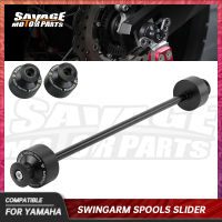 TENERE 700 Swingarm Spools เพลาส้อม Slider สำหรับ YAMAHA T7 RALLY World Raid XTZ700 2022 2023ชิ้นส่วนรถจักรยานยนต์ขาตั้งล้อสกรู