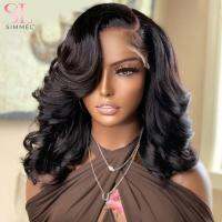 【jw】☂ Side PartBody Wavy Front Human hair Wigs Wig Hair Short Bob Clearance seal