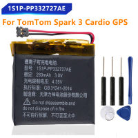 1S1P-PP332727AE TomTom Spark Cardio + เพลง TomTom Spark 3 Cardio GPS นาฬิกา Acumulator-ปลั๊ก260Mah แบตเตอรี่เครื่องมือฟรี