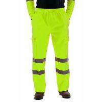 กางเกง Hi Vis กางเกงเซฟตี้สะท้อนแสงมองเห็นง่ายกางเกงขายาวชุดทำงาน