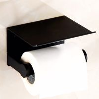 Stainless Steel Toilet Paper Holder Roll Tray Bathroom Accessories Kitchen Wall Hanging Tissue Hanger WC Toilet Paper Dispenser Toilet Roll Holders