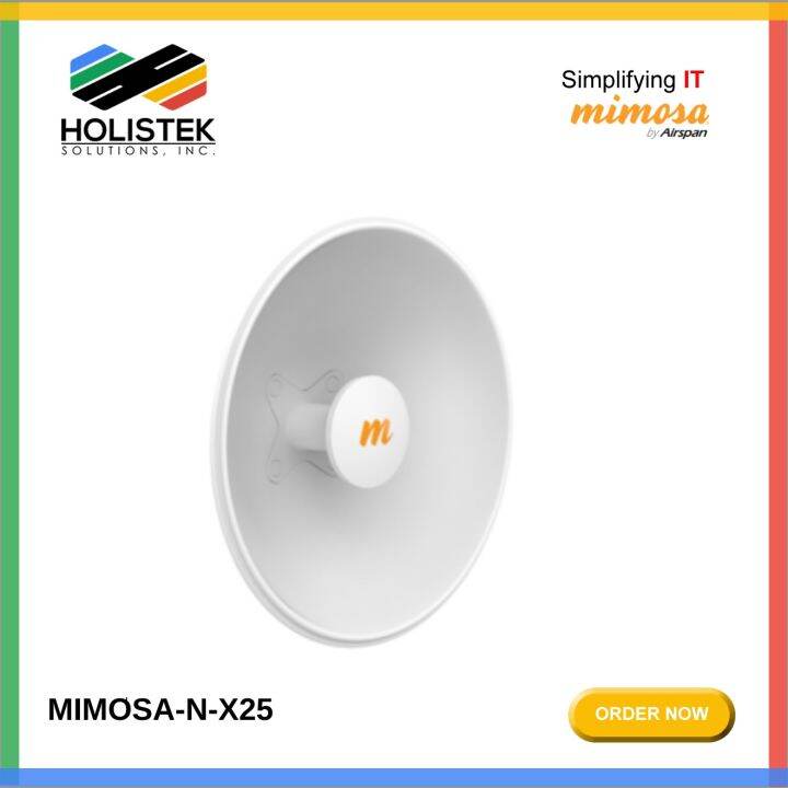 Mimosa N5X25 4.96.4 GHz ModularTwiston Antenna,25 dBi gain Dish for