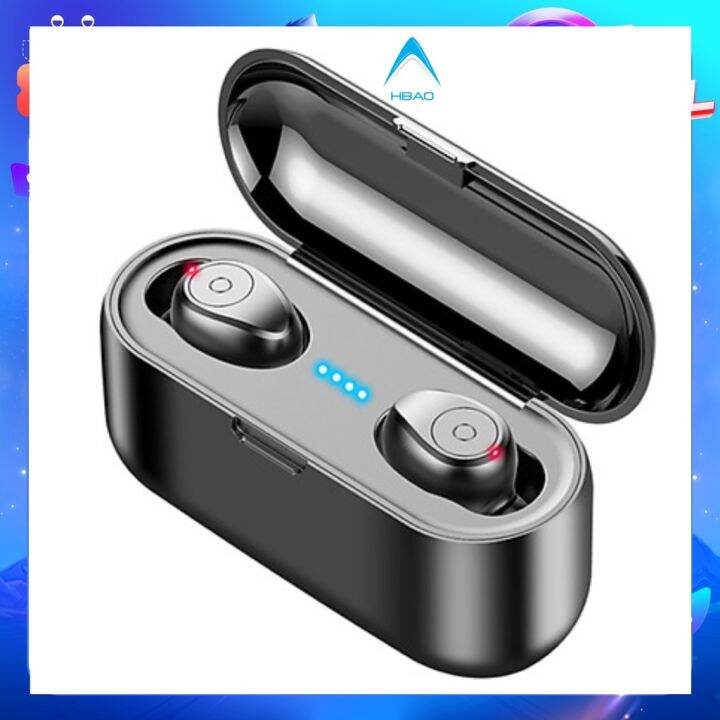 Tai nghe Bluetooth True Wireless Nhét tai Earbuds tai nghe amoi f9 V5.0