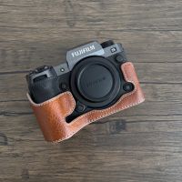 เคสกันกระแทกกระเป๋าใส่ของตั้งครึ่งกล้อง PU สำหรับ Fujifilm X-H2 X-H2S XH2กล้องดิจิตอล XH2S