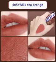 กลอสเนื้อแมท SHE LOVES 2ml. เบอร์ 605 สีส้มชานม MILK TEA เนื้อแมทเนียนสวย ไม่เป็นคราบติดทนนาน สีสวยมากๆ สายฝ.สุดๆ อินๆเท่ๆ