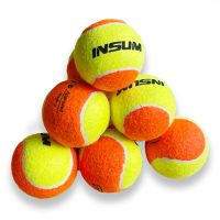INSUM 6/12Pcs Tennis Balls Primary Practice Tennis 50% Standard Pressure Match Training Ball For Beach Training Padel Balls