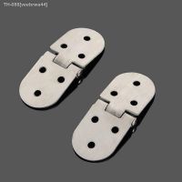 ♘✺☢ 2pcs 201 Stainless Steel 180 Degree Plane Folding Table Hinge Cabinet Door Hinges Flat Furniture Fittings Hardware Accessories