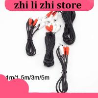 zhilizhi Store 2Rca Male To 2 Rca Male Cable Stereo Dual Audio Cable Av Cable For Dvd Tv Cd Sound Amplifier