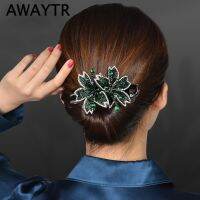 【YF】❁  Rhinestone Hair Claws Hairpin Barrettes Duckbill Ponytail Accessories