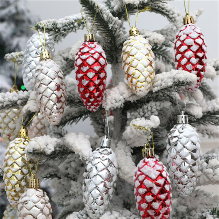 painted-pine-cone-balls-imitation-pine-cone-plastic-pine-cone-hanging-pendants-christmas-tree-decoration