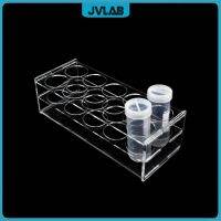 Plexiglass Rack สำหรับ Centrifuge Tube 120Ml Plexiglass Stand Place 10หลอดโปร่งใสหลอดทดสอบผู้ถือเส้นผ่านศูนย์กลาง45มม.