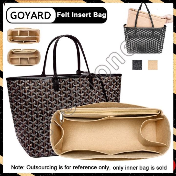 EverToner Felt Insert Organizer For Goyard GM PM Mini Tote Bag