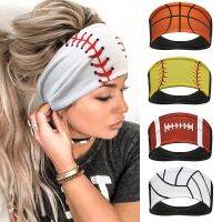 2023 Softball Sports Sweat Ball Headbands Girls Yoga Fitness Women Hair Accessories Bandannas Wide Running Baseball Hairband