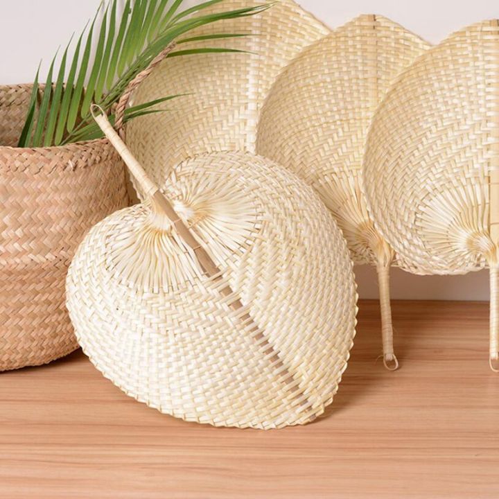 12pcs-pure-handmade-diy-heart-shaped-bamboo-woven-fan-summer-cooling-fan-chinese-style-hand-fan-hand-fans-wedding-items