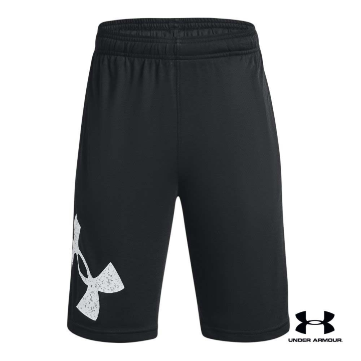 under-armour-ua-boys-prototype-2-0-big-logo-fill-shorts-อันเดอร์-อาร์เมอร์-กางเกงออกกำลังกายสำหรับเด็กผู้ชาย