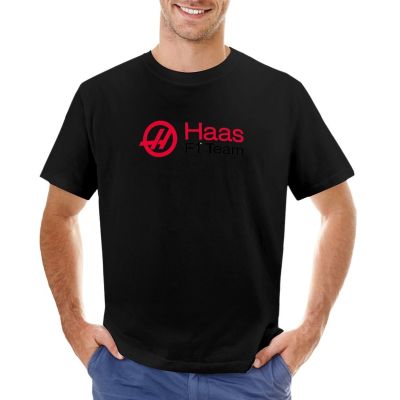 Haas F1 Team Logo T-Shirt Sports Fan T-Shirts Oversized T Shirt Men Long Sleeve T Shirts