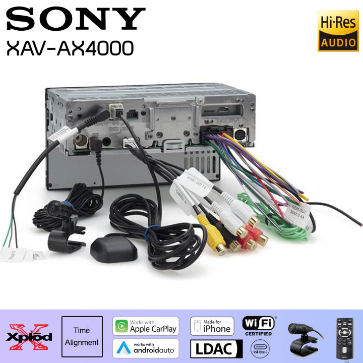 วิทยุติดรถยนต์-วิทยุ-2-din-ติดรถยนต์-sony-รุ่นxav-ax4000-รุ่นใหม่new-model2022-จอ6-95-เครื่องเสียงรถยนต์เสียงดีมาก