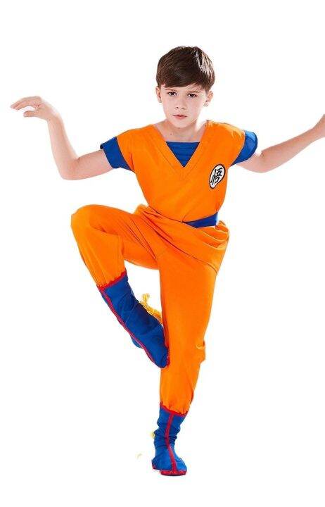 kids-anime-z-son-goku-cosplay-costumes-carnival-suit-goku-sun-fancy-dress-new-year-vest-belt-wrister-adult-halloween-dress-wig