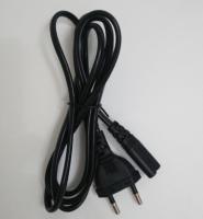 New Arrival white EU 2-Prong VDE plug power line Laptop AC Adapter Power Cord Cable Lead 2 Pin Black 1.5m wholesale