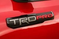 แผ่นป้ายโลโก้ติดรถยนต์** 2 ชิ้น**ป้ายโลโก้TRD PRO ติดประตูหน้าสไตล์กะบะBig size Tacoma Tundra ขนาด 25.5x5.5cm จัดส่งเร็วสินค้าดีมีคุณภาพ* **จบในร้านเดียว**จัดส่งไว