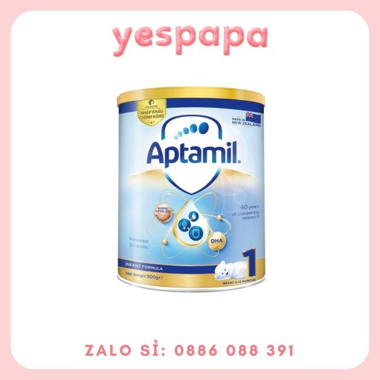 Sữa bột aptamil new zealand hộp thiếc số 1 900g cho bé - ảnh sản phẩm 2