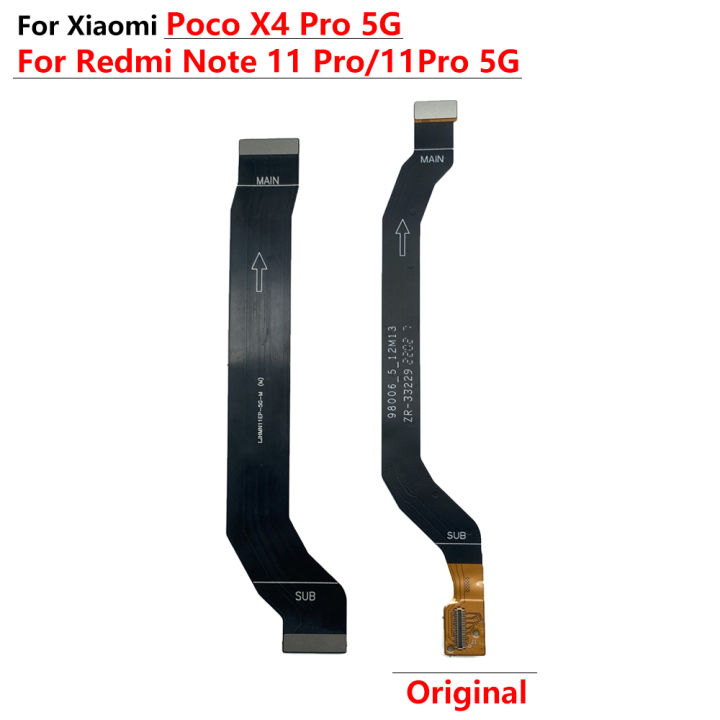 10หน่วย-redmi-note-11-pro-5g-x4-poco-pro-5g-penyambung-papan-utama-usb-lembaga-paparan-lcd-flex-bahagian-pembaikan-kabel