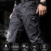 Camouflage Mens Cargo Pants Elastic Multiple Pocket Military Male Trousers Outdoor Joggers Pant Plus Size Tactical Pants Men 3XL TCP0001