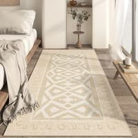 【SALES】 Wabi Sabi Simple Bedside Carpet Nordic Non-slip Cloakroom Rug Moroccan Retro Rugs for Bedroom Large Area Carpets for Living Room