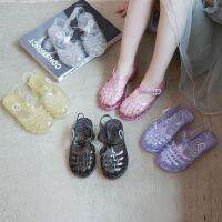 Jelly Shoes รองเท้ามีรูเล็กๆสำหรับผู้ชายและผู้หญิงแบบใหม่ฤดูร้อนรองเท้าแตะชายหาดแบบโรมันสำหรับเด็ก