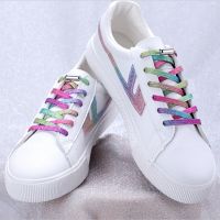 2022 New 1 Pair Multicolor Elastic Laces Easy Removal Lace-Free Versatile Laces Universal Kids and Adult Sneakers Slip-On Laces