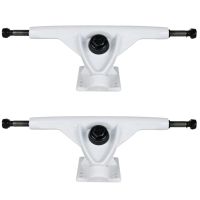 Longboard Trucks 180mm Reverse Kingpin White (Pair) Skateboard