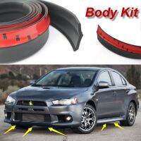 Bumper Spoilers Lip For Mitsubishi Lancer Evolution LanEvo Evo Car Tuning Body Chassis Side Protection Anti-Collision Stickers