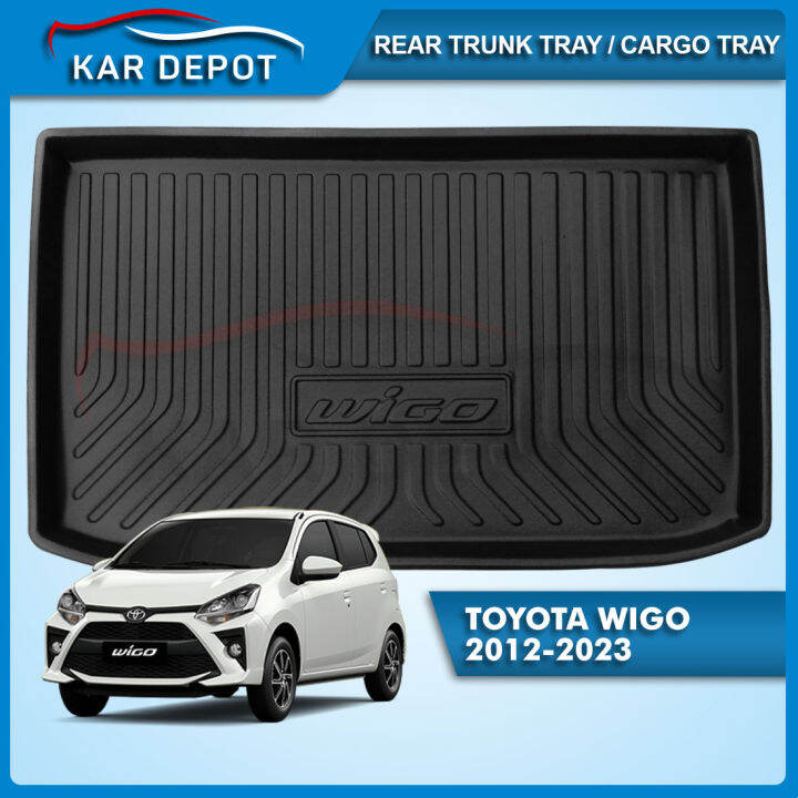 TOYOTA WIGO 20122023 Rear Trunk Tray or Cargo Tray Lazada PH