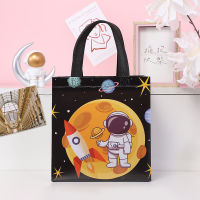 Cartoon Astronaut Packing Bag Childrens Astronaut Gift Bag Cute Childrens Astronaut Bag Non-woven Astronaut Bag Astronaut Gift Bag