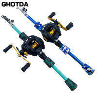 8KG 1.31.51.8m Econo Short Rod + Fishing Reel,sea Fishing Lure Accessories, Fishing Combo, Closed Length: 383939cm