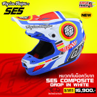 TROY LEE DESIGNS HELMET หมวกกันน็อควิบาก รุ่น SE5 COMPOSITE ลาย DROP IN WHITE